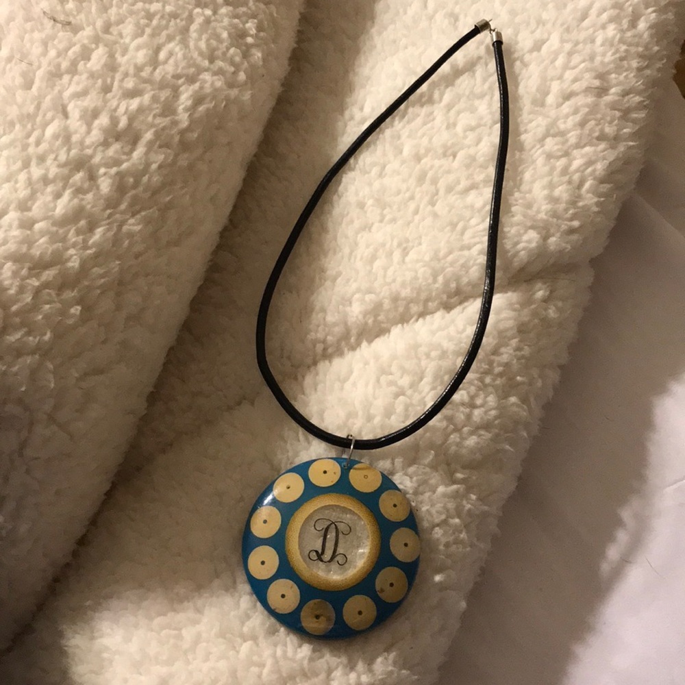 Initial “D” necklace